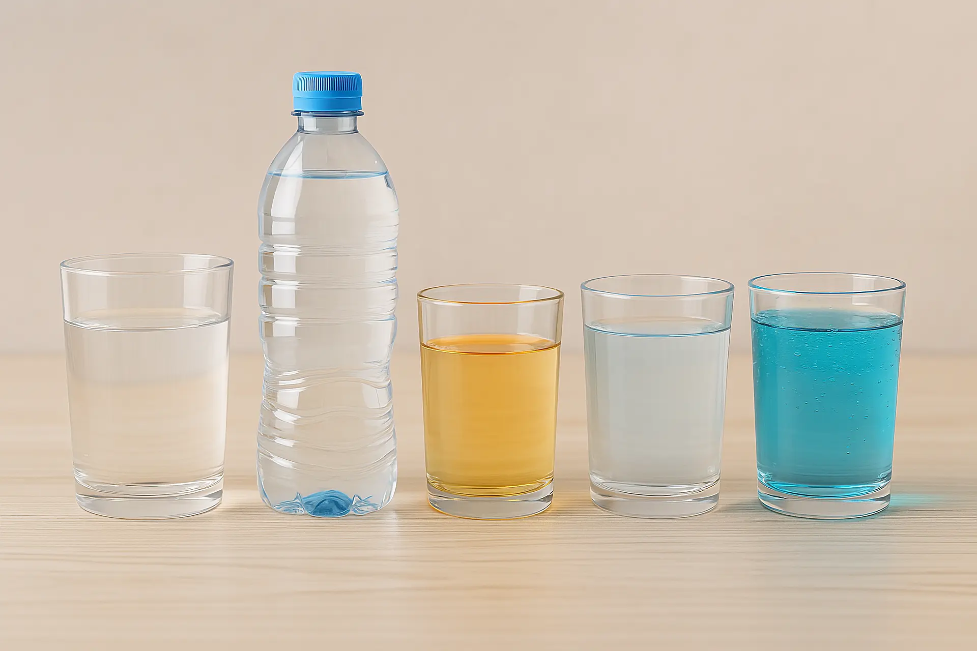 tipos de agua guia